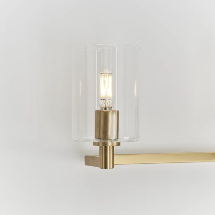 Haines 4 Light Transparent Dimmable Vanity Light