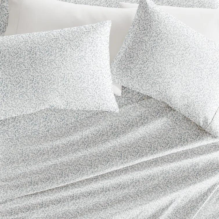 IEnjoy Home 4 Piece Sheet Set Patterned Microfiber Ultra Soft Bedding in Floral Dream & Reviews | Wayfair