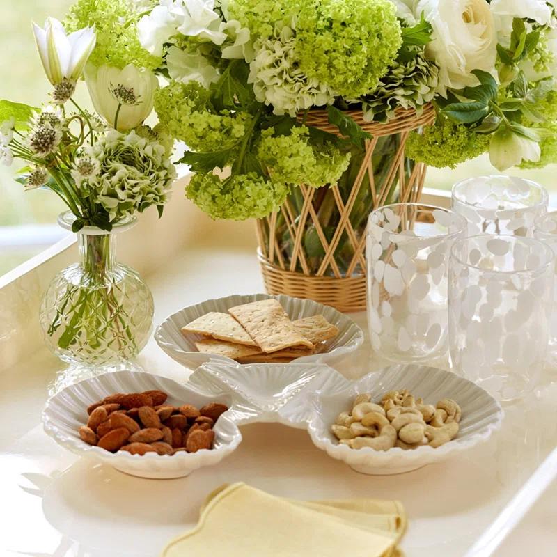 AERIN Shell 3-Bowl Dish | Wayfair