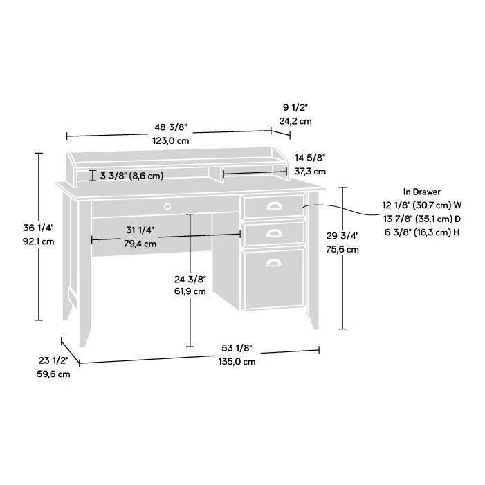 Lark Manor™ Damian Executive Desk