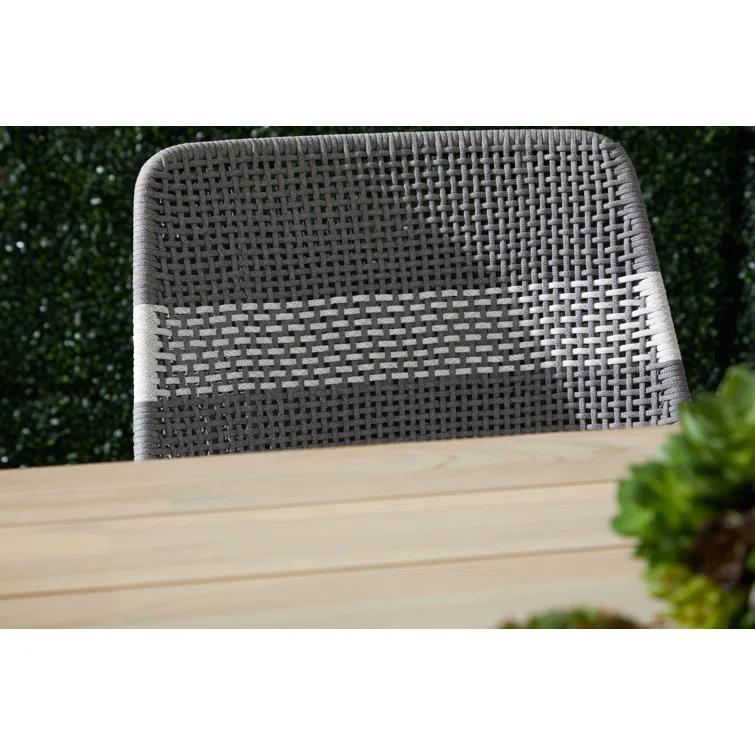 Kinnda Indoor / Outdoor Dining Chair (Set of 2) - Dark Gray