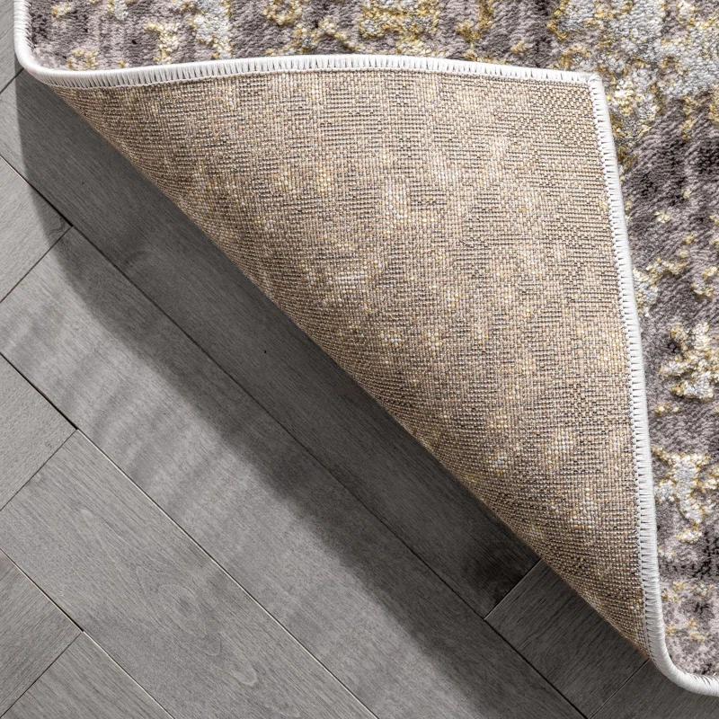 Wade Logan® Clomer Fairmount Geometric Gray Area Rug