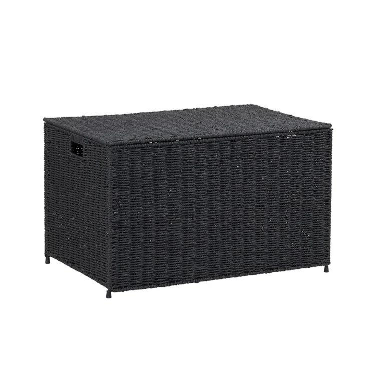 Household Essentials Woven Wicker Storage Chest