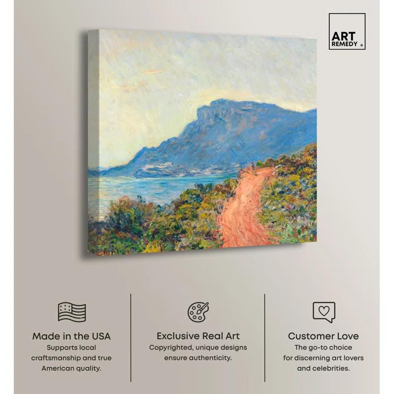 Art Remedy Monet's Monaco Coastal Wall Art by Art Remedy