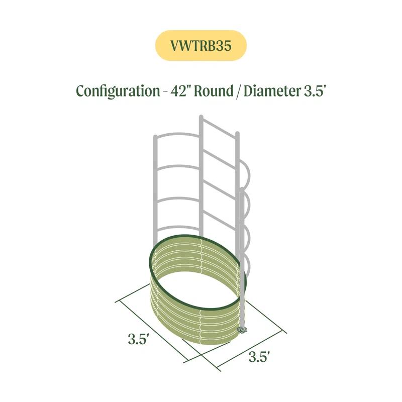 Add Ons 71'' H Metal Lattice Panel Trellis