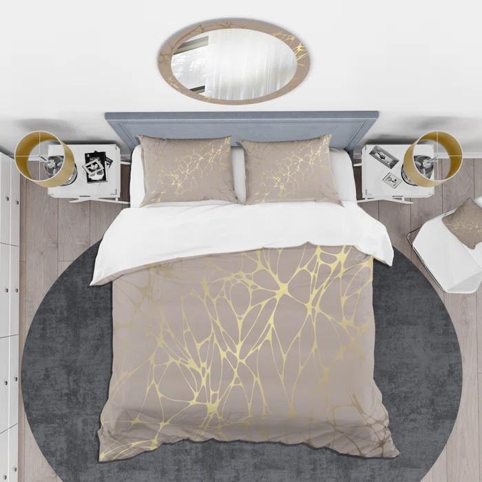 Design Art Retro Art Deco - Mid century bedding set - Modern Mid-century Bed cover set
