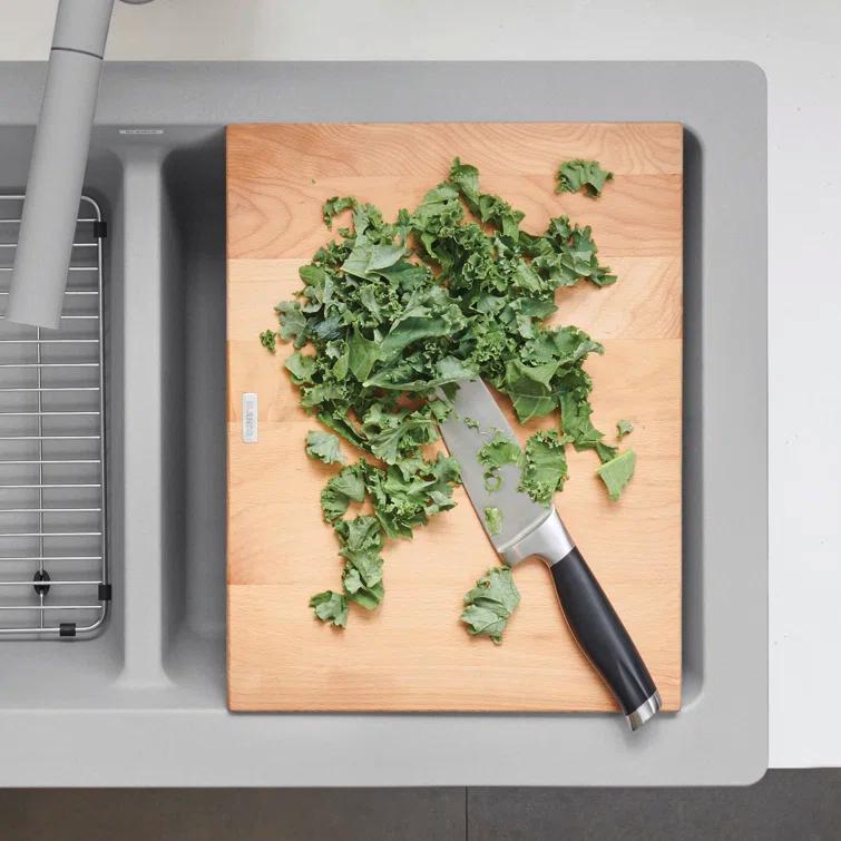 Blanco Beechwood Cutting Board for Ikon & Vintera Farmhouse Sinks