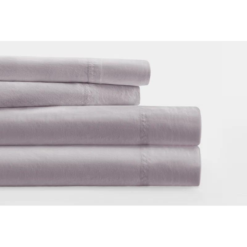 Sateen Long-Staple Cotton Deep Pocket Sheet Set