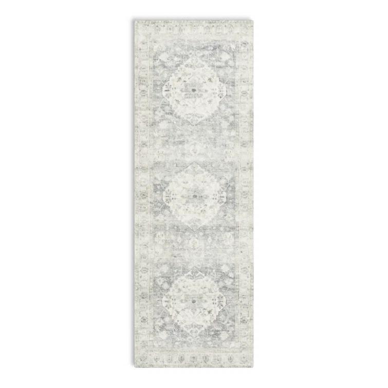 Sera Oriental Denim/Fog Area Rug