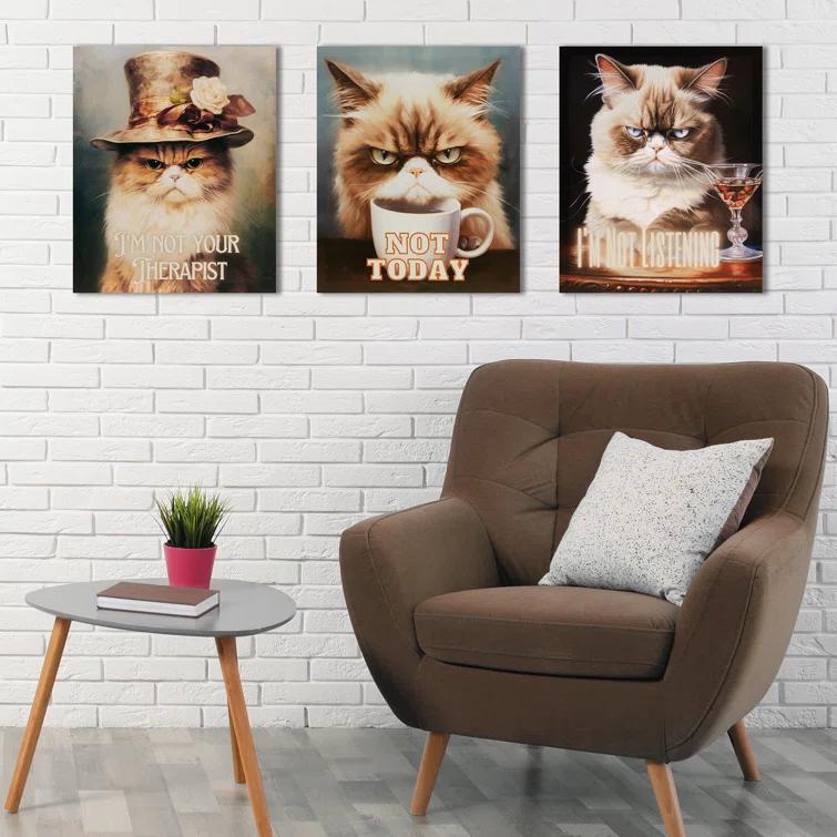 510 Design Grumpy Cats " Grumpy Cats Not Today " by Tessa Kane