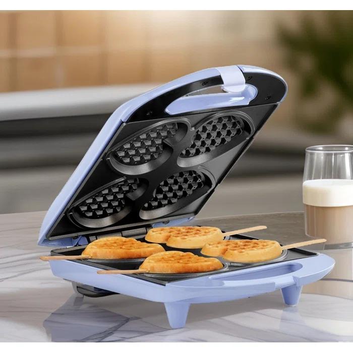 Holstein Housewares Holstein Housewares 4 Section Heart Shaped Waffle Maker