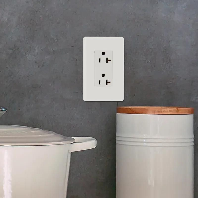 Faith SSRE4-WH-10 20 Tamper Resistant Decorator Outlet