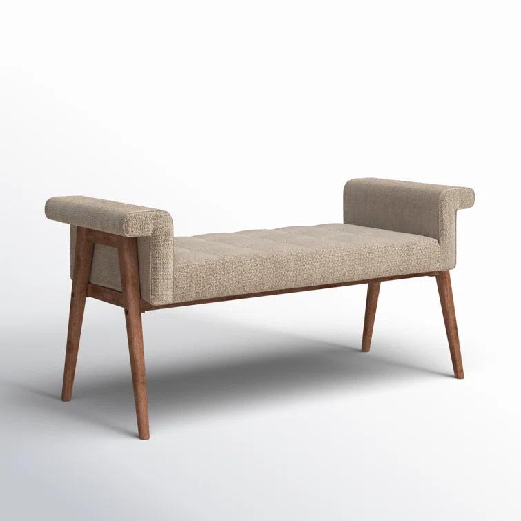 Mercury Row® Nakia Button Tufted Accent Bench