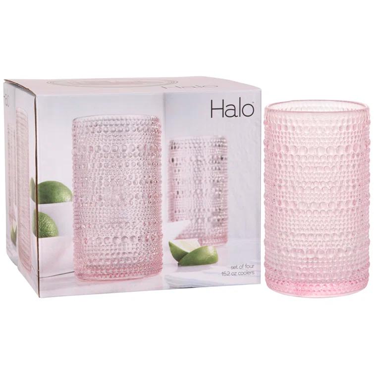 Home Essentials and Beyond Halo Set Of Four 15Oz Highball (Set of 4)