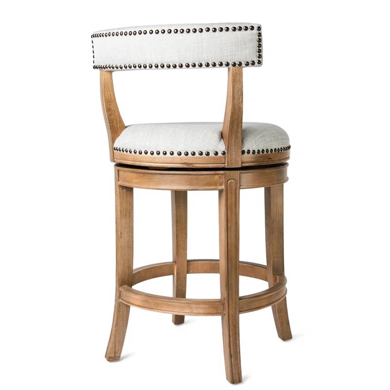 Maven Lane Maven Lane Alexander Stool with Fabric Upholstery