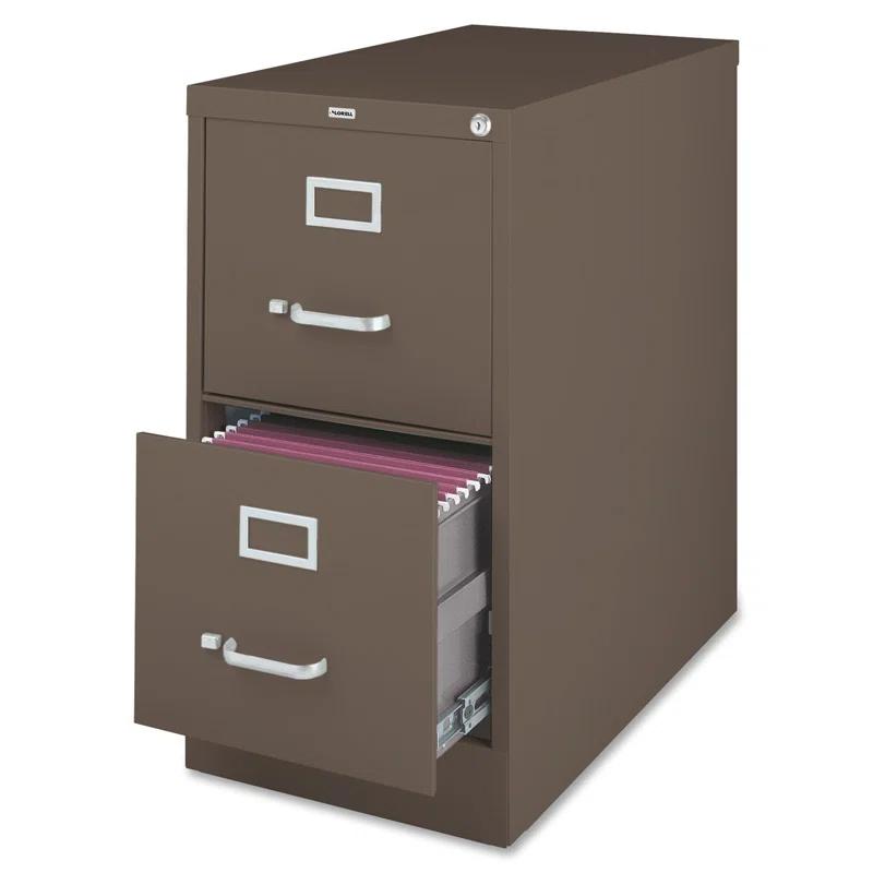 Lorell Fortress 15'' Wide 2 -Drawer Steel File Cabinet