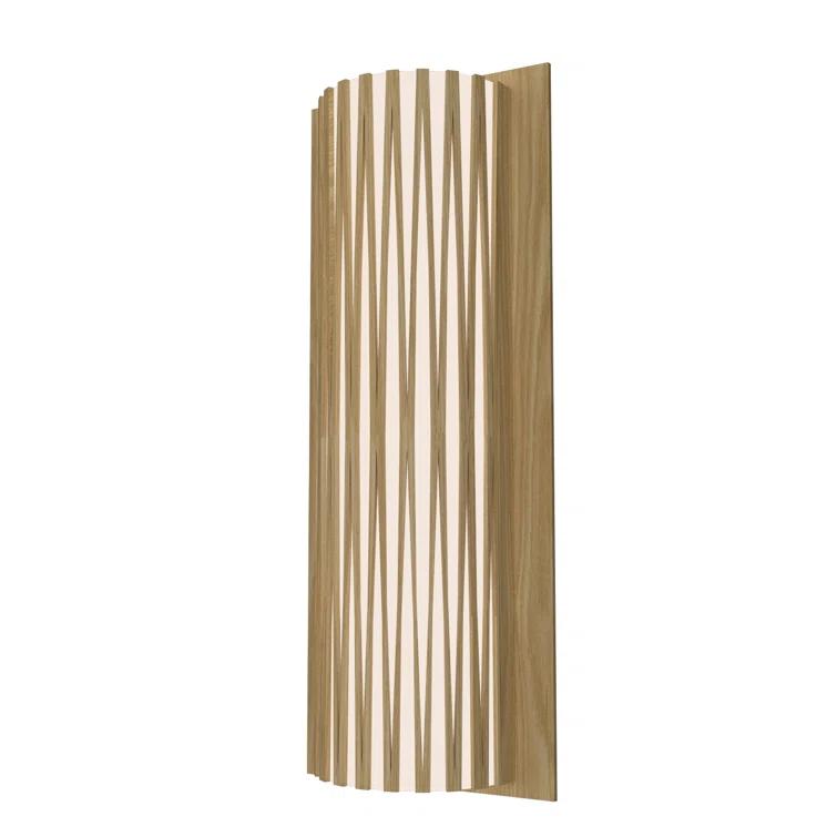 Accord Lighting Living Hinges Manufactured Wood LED Flush Mounted Sconce