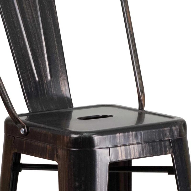 Flash Furniture Metal Outdoor Stool
