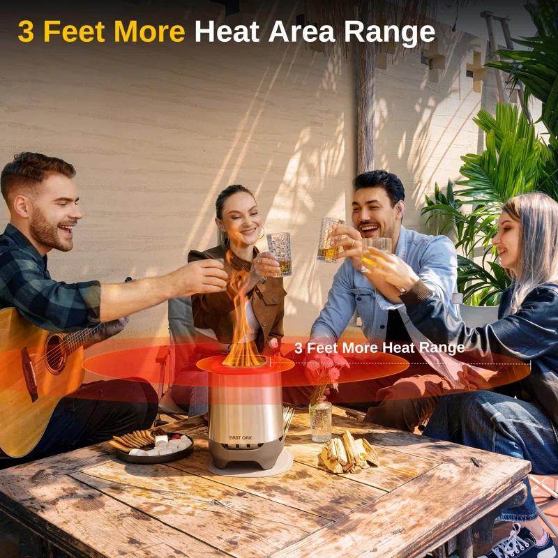 EAST OAK EAST OAK Brasa Mini Tabletop Fire Pit 7"