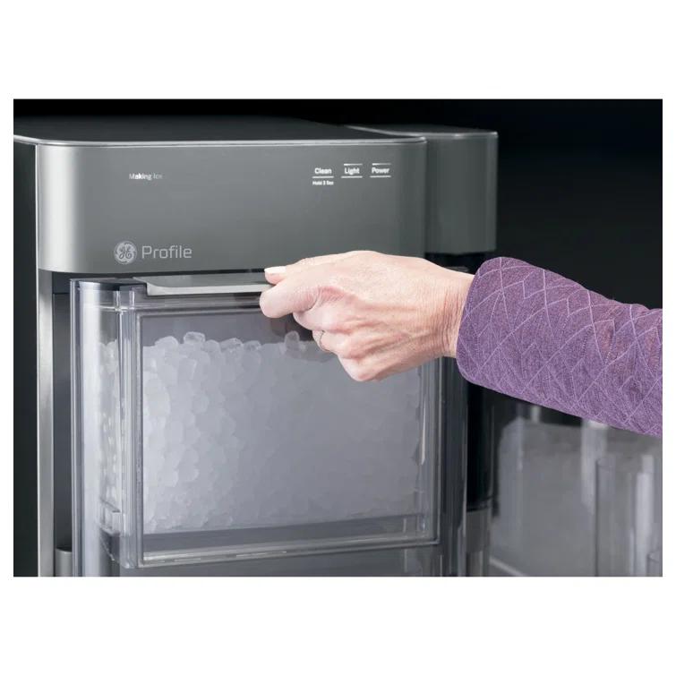GE Profile Opal 2.0 Ultra Nugget Ice Maker in Stainless Steel