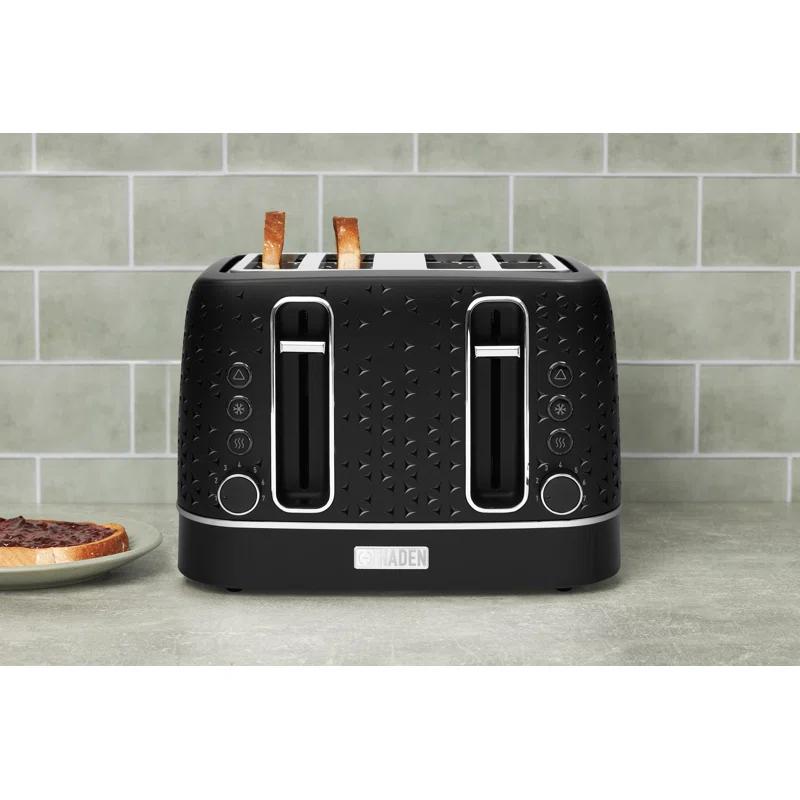 HADEN Starbeck Black 4-Slice Toaster
