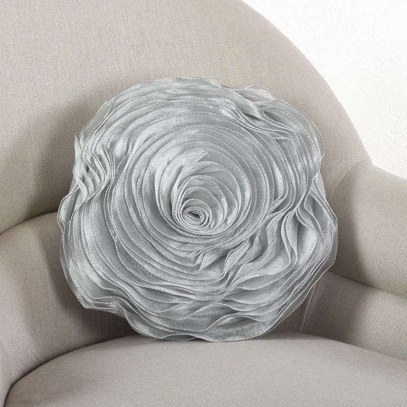 Rose Reversible Throw Pillow