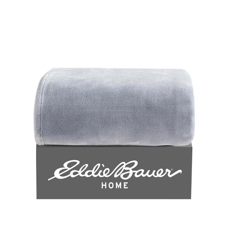 Eddie Bauer Eddie Bauer Ultra Lux Plush Solid Throw Blankets