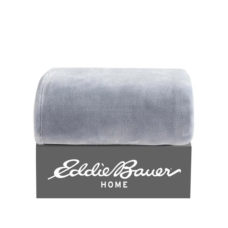 Eddie Bauer Eddie Bauer Ultra Lux Plush Solid Throw Blankets