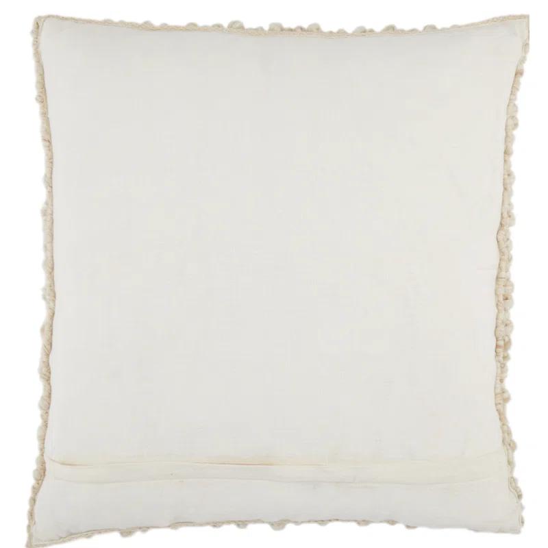 Toulon Embroidered Wool Throw Pillow
