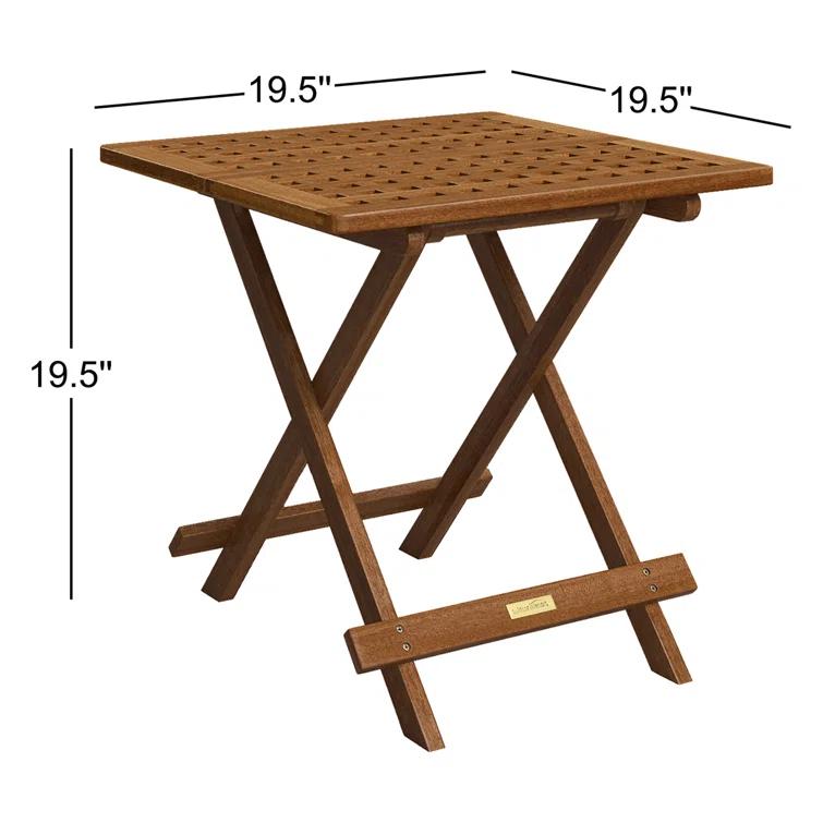 Fleur 19.5'' Fliptop Outdoor Side Table