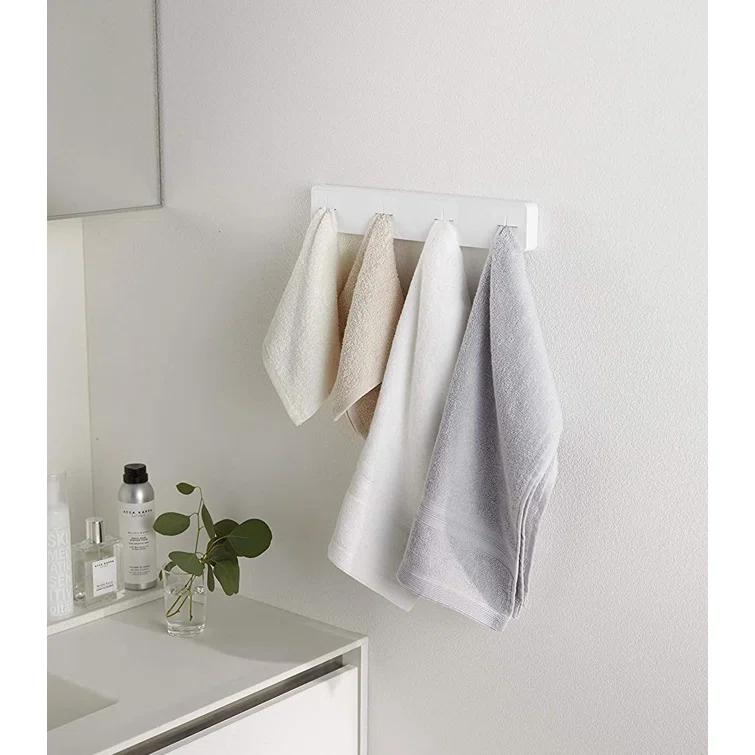 Yamazaki Home Yamazaki Home Self Adhesive Towel Holder, Plastic, No Assembly Req. 5197