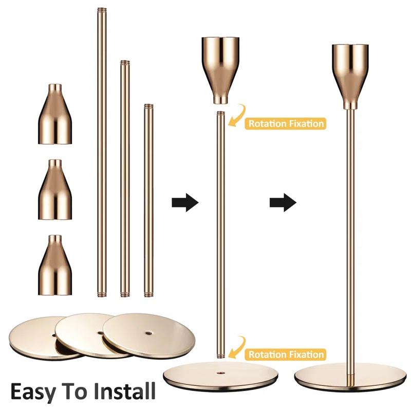 Set Of 9 Candle Holders Candlestick Holder