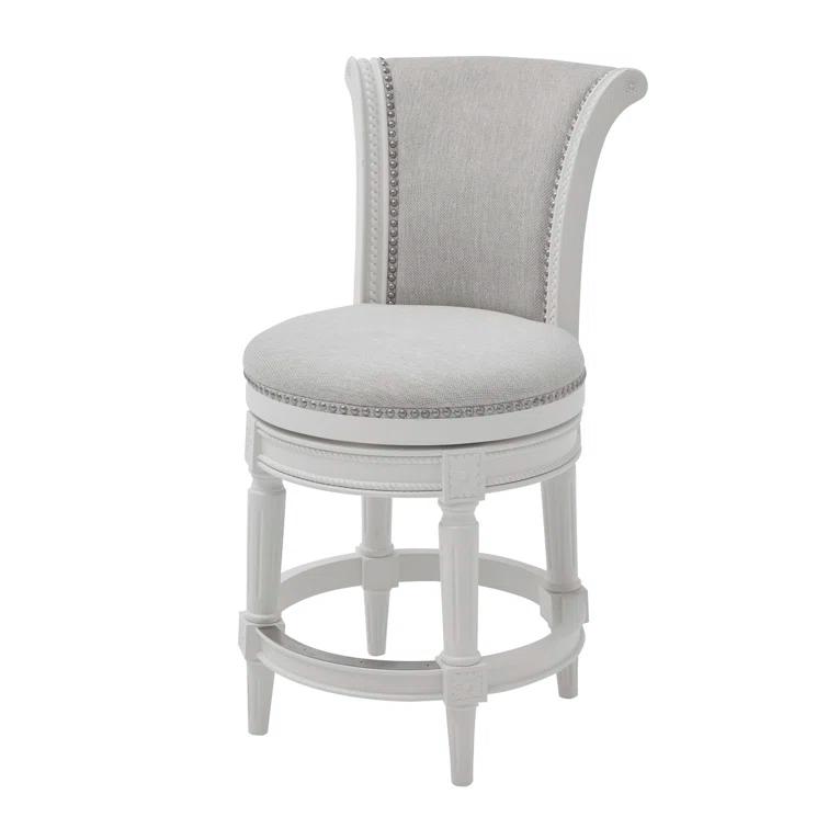 Maven Lane Maven Lane Pullman Stool with Fabric Upholstery
