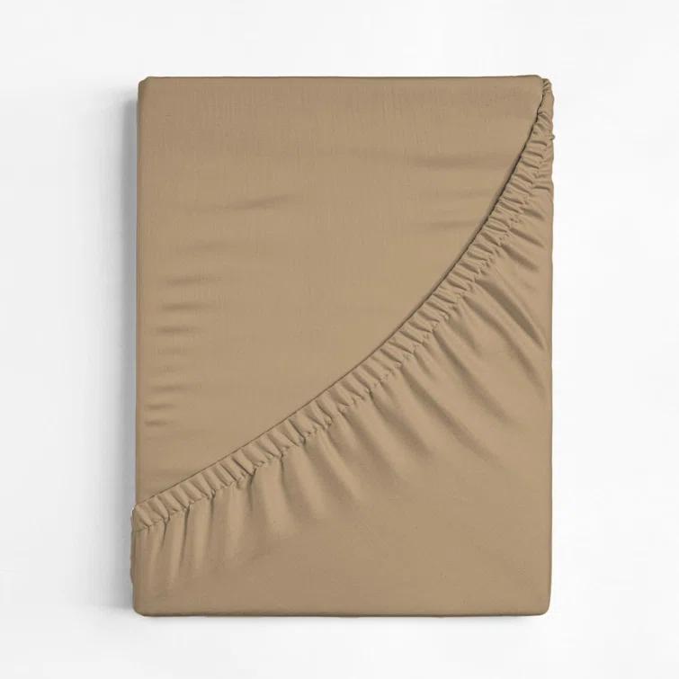 Venice Home 400 Thread Count Cotton Fitted Sheet 18" - 24" Inch Extra Deep Pocket