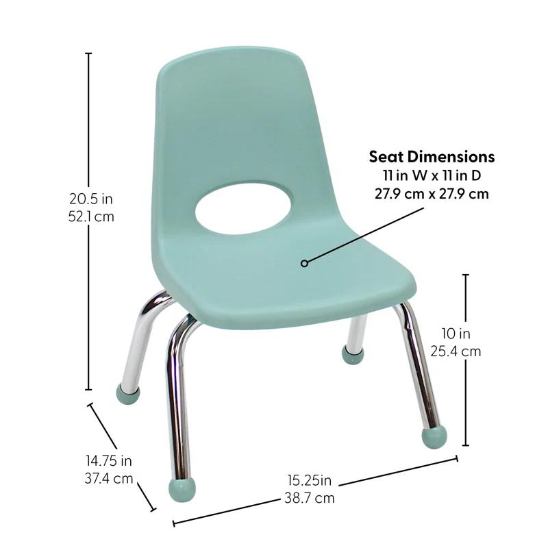 Factory Direct Partners Stacking Classroom Chair ( Set of 6 ) (Set of 6)
