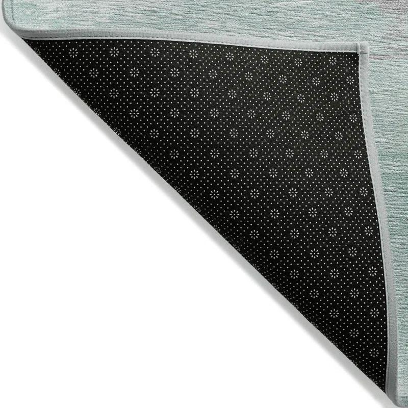 Machine Washable Indoor/Outdoor Chantille ACN1521 Seafoam Rug