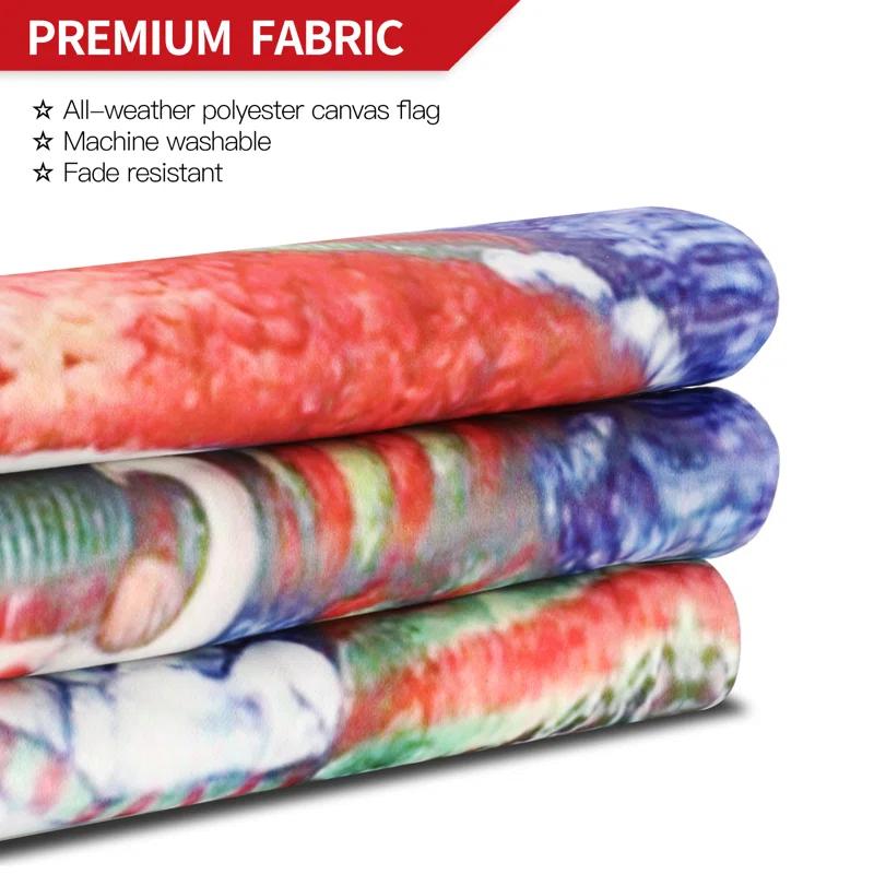 Four Seasons 2-Sided Polyester 18 x 12 in. Garden Flag (Set of 4) (Set of 4)