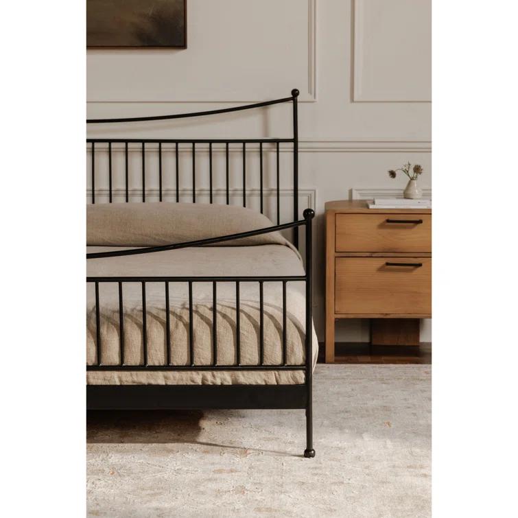 Sylvie Platform Bed - Black / King