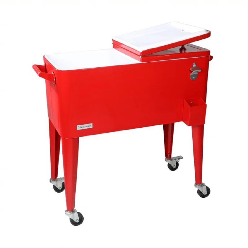 Pearington Pearington 80 Quarts Serving Station / Cart Cooler with wheels