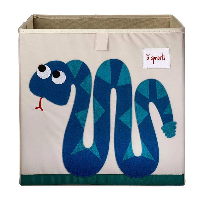 3 Sprouts 3 Sprouts - Toy Storage Cube for Baby and Kids - Snake