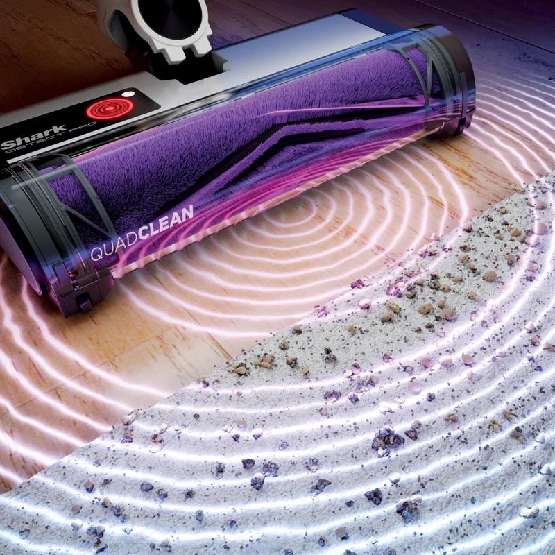 Shark IW1111 Shark Detect Pro Lightweight Cordless Vacuum Cleaner with HEPA Filter, Portable Handheld Attachment, Crevice Tool, Rechargeable Multi-Surface Stick Vacuum for Household Pet Hair, Dark Grey