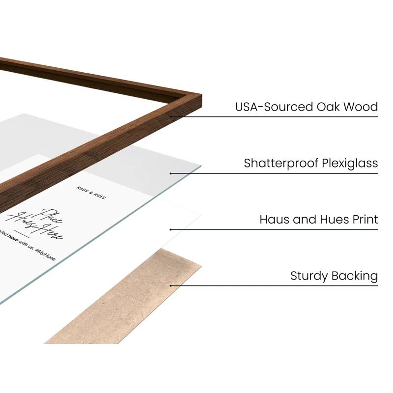 Haus and Hues Wood Matte Picture Frame