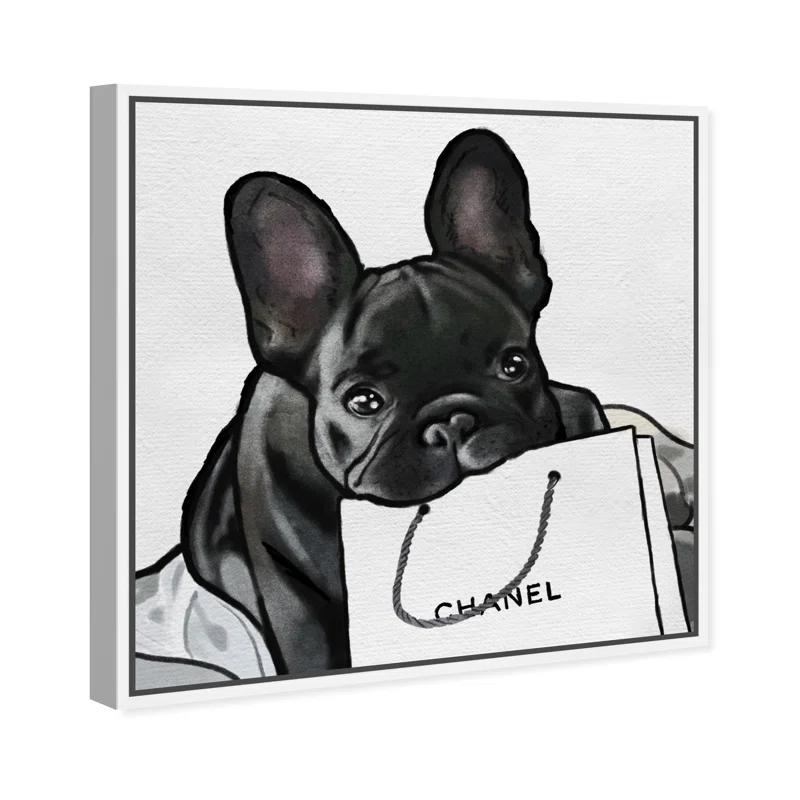 French French French by Oliver Gal - Graphic Art on Canvas