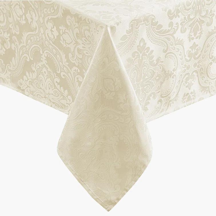 House of Hampton® Corson Woven Damask Jacquard Polyester Tablecloth
