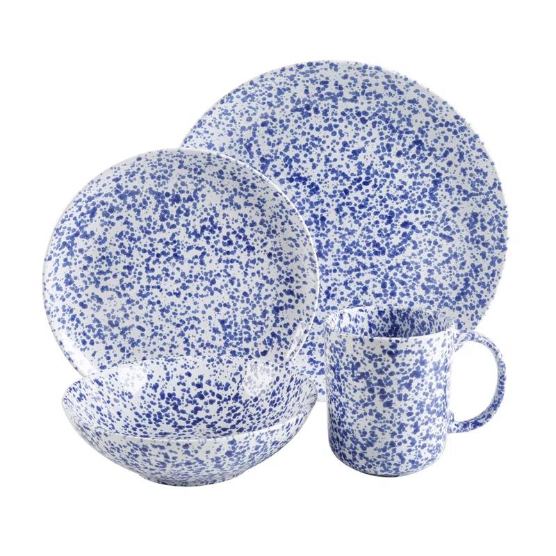 Warham Stoneware Dinnerware Set - Service for 4