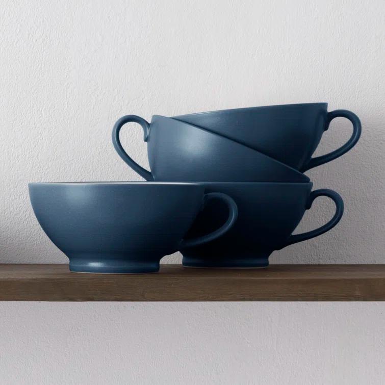 Noritake Colorwave Handled Bowls, 5-1/2", 18 Oz. (Set of 4)