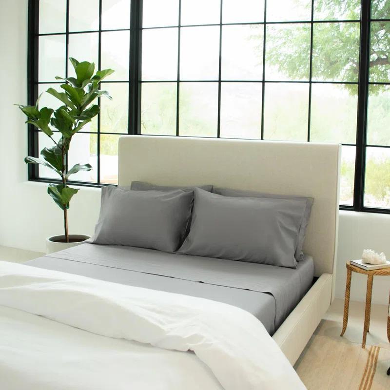 Jennifer Adams Home 400 Thread Count Long-Staple Cotton Sateen 4pc. Sheet Set