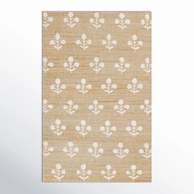 Erin Gates by Momeni Erin Gates by Momeni Orchard Bloom Natural Hand Woven Wool and Jute Area Rug