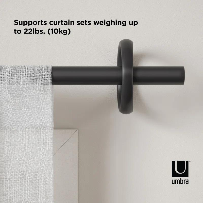 Umbra Steel Adjustable Single Curtain Rod