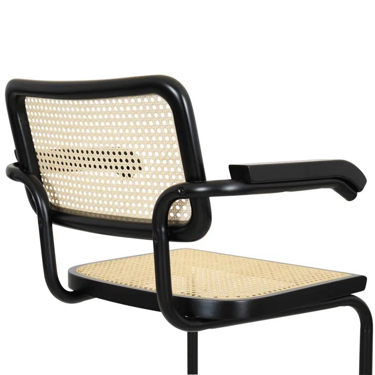 Breuer Chair Company Marcel Breuer Cesca Cane Cantilever Dining Armchair Arm Chair